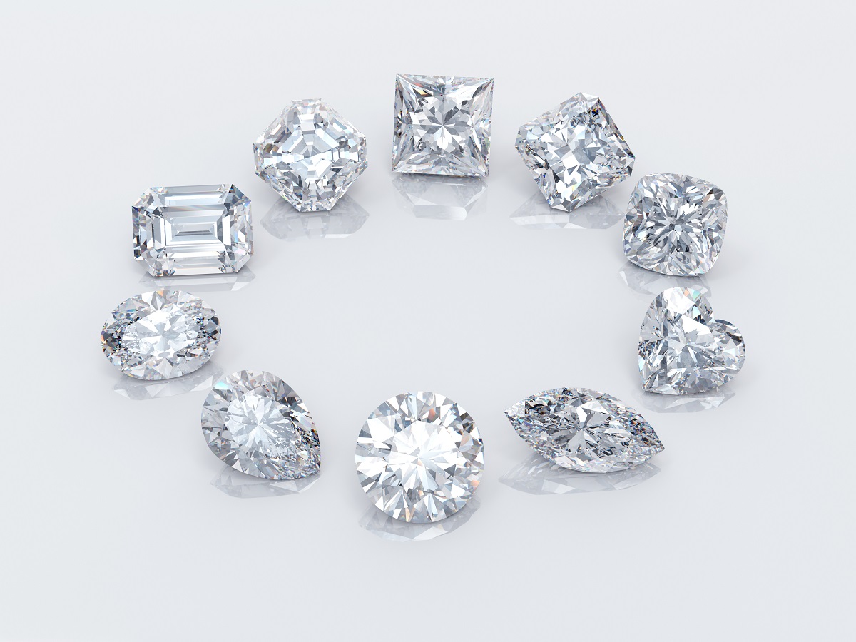 collection of diamonds