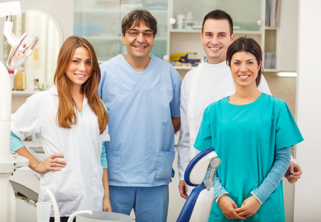 employees of a dental clinic
